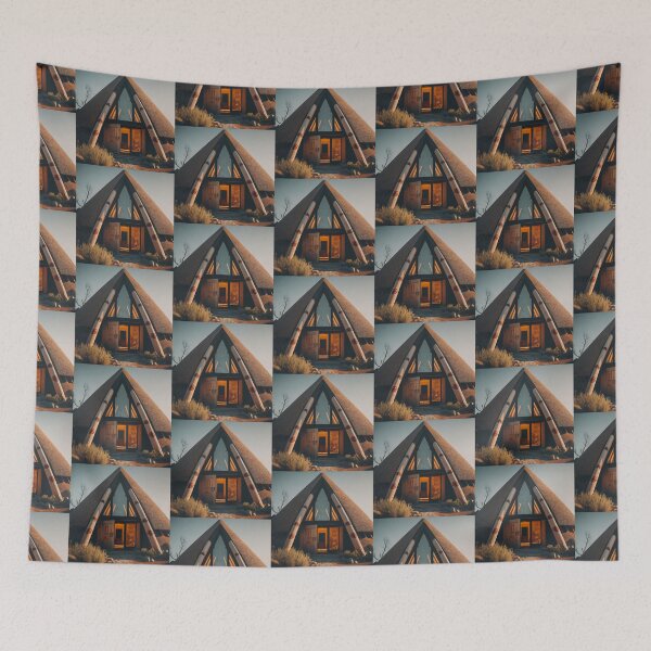 Item preview, Building with Pyramid Roof designed and sold by BestArtByArvind.