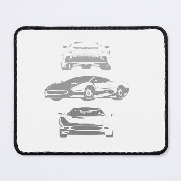 Item preview, Vintage Supercar Sportscar Racing Motorsport Greyscale Retro Car designed and sold by MaxToonArt.
