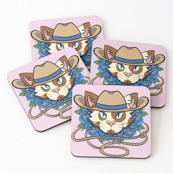 Item preview, Calico Cat Cowboy - Pink designed and sold by mgrugart.