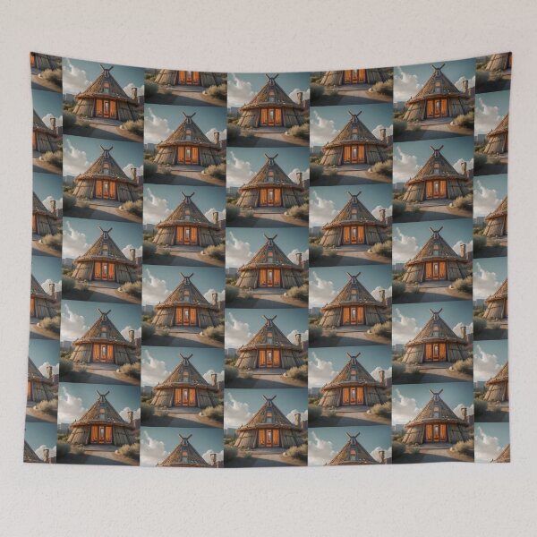 Item preview, Native American Teepee in the Woods designed and sold by BestArtByArvind.