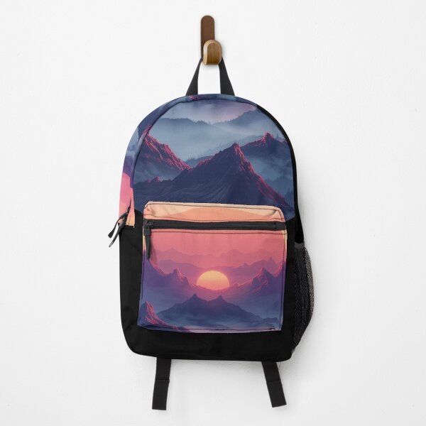 Item preview, Minimalist Sunset Mountains designed and sold by Artcurrents.