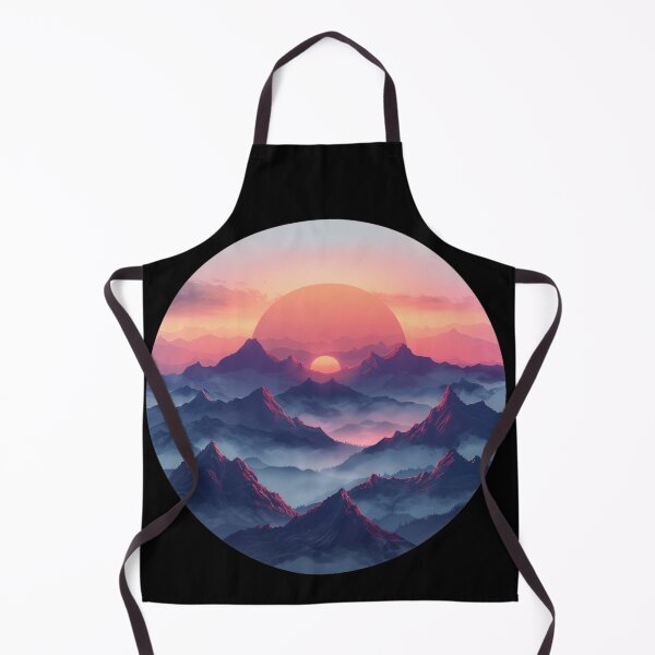 Item preview, Minimalist Sunset Mountains designed and sold by Artcurrents.