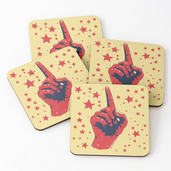 Item preview, Gesture Art in Red Font designed and sold by advanceprintart.