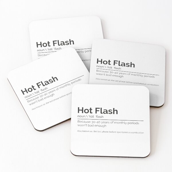 Item preview, Hot Flash funny definition noun designed and sold by GuesthozGraphix.