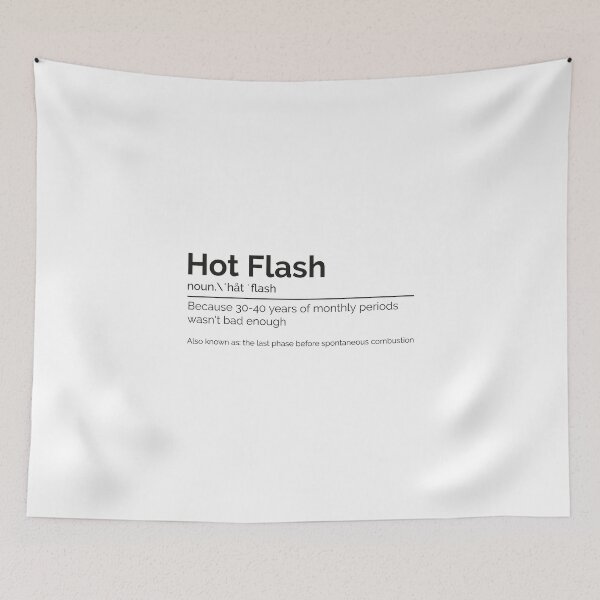 Item preview, Hot Flash funny definition noun designed and sold by GuesthozGraphix.