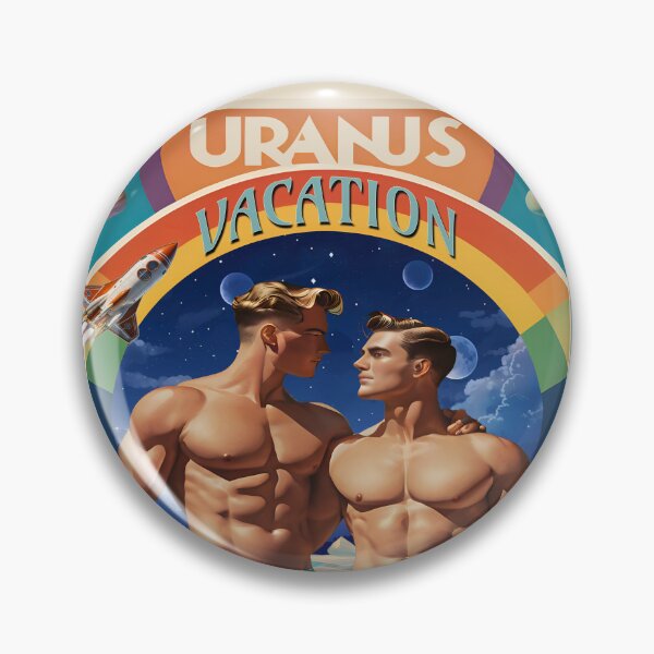 Artikelvorschau, Uranus-Urlaub Jugendstil Reiseposter entworfen und verkauft von Live Out Gear.