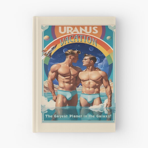 Item preview, Uranus Vacation Art Nouveau Travel Poster  designed and sold by Live Out Gear.