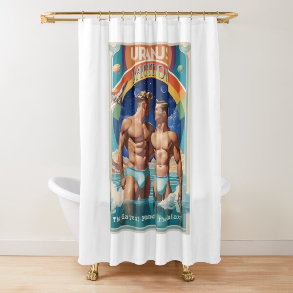 Item preview, Uranus Vacation Art Nouveau Travel Poster  designed and sold by Live Out Gear.