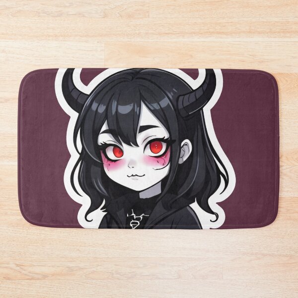 Item preview, Cute Goth Girl With Red Eyes designed and sold by MadnessEnvelope.
