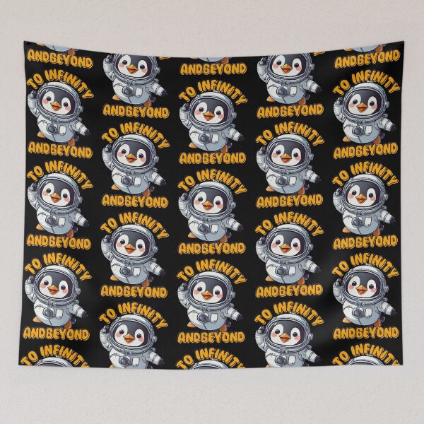 Item preview, Penguin Astronaut will go further and beyond! designed and sold by penguinarchives.