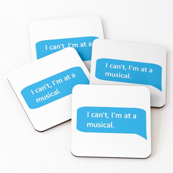 Item preview, I Can't, I'm At A Musical designed and sold by WestEndRebecca.