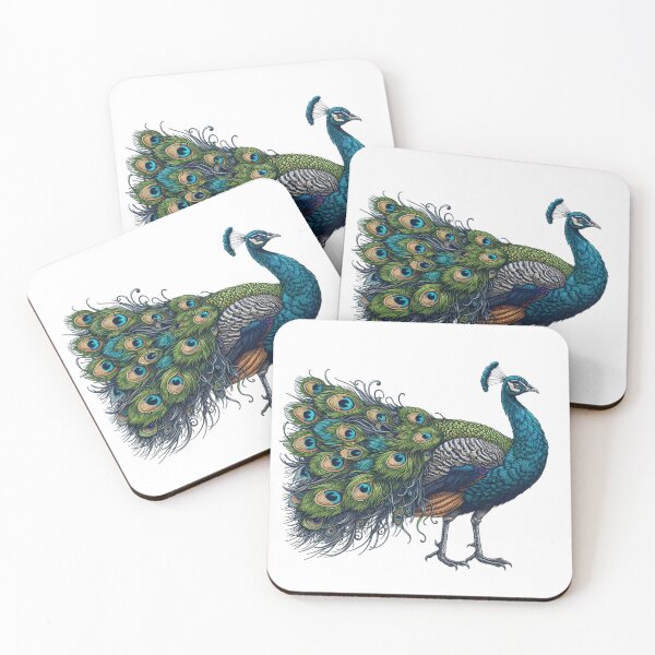 Item preview, Peacock drawing designed and sold by Roberto Almeida.
