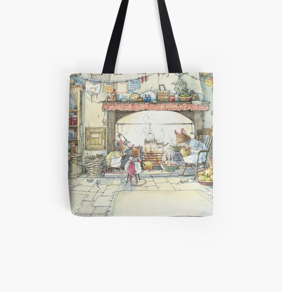 The Kitchen At Crabapple Cottage All Over Print Tote Bag