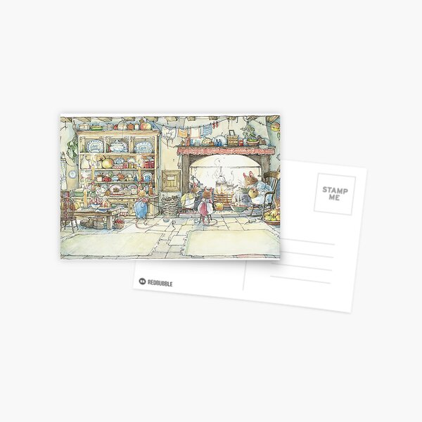 Brambly Hedge - Poppy sat down to rest Postcard for Sale by