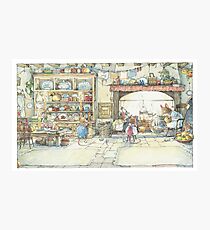 The Kitchen At Crabapple Cottage Photographic Print