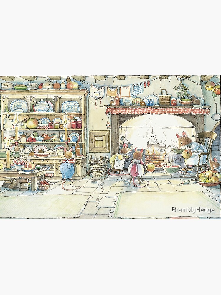 Thumbnail 4 of 4, Zipper Pouch, The Kitchen At Crabapple Cottage designed and sold by BramblyHedge.