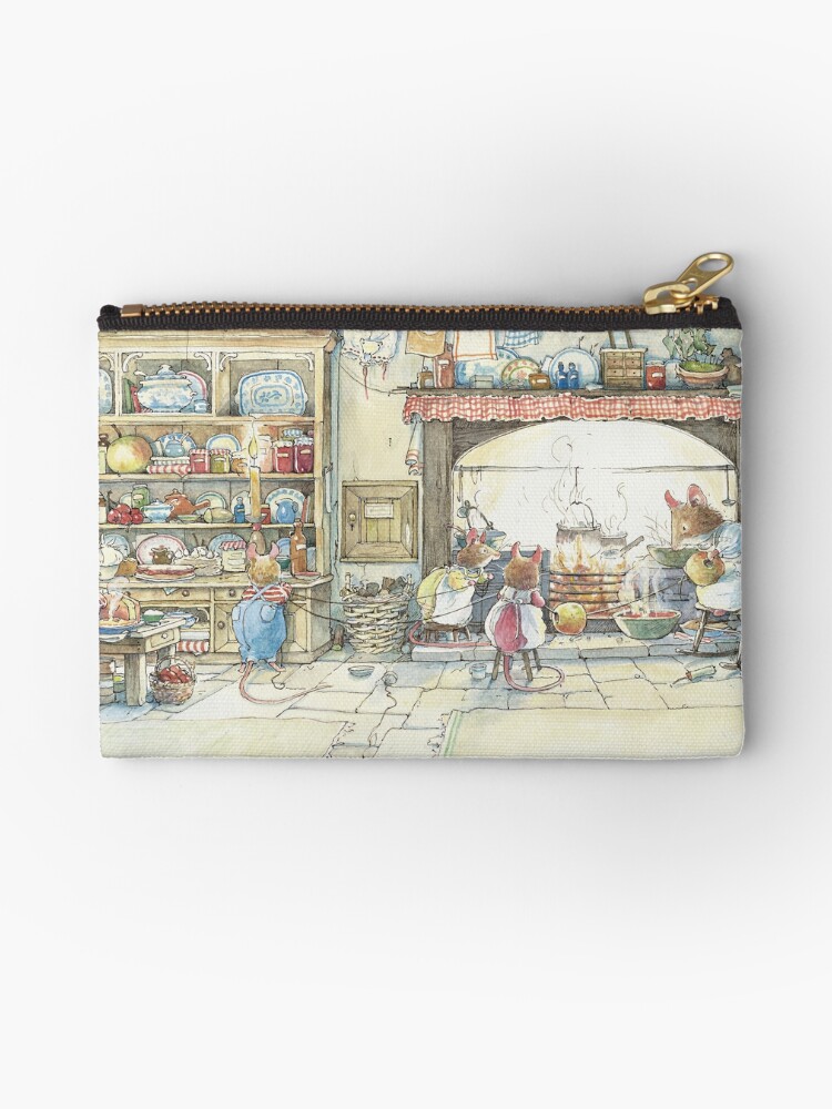 Thumbnail 1 of 4, Zipper Pouch, The Kitchen At Crabapple Cottage designed and sold by BramblyHedge.