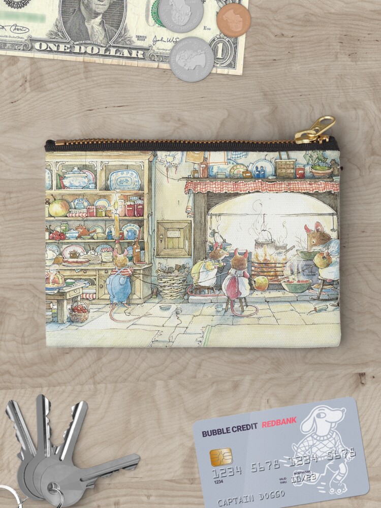 Thumbnail 3 of 4, Zipper Pouch, The Kitchen At Crabapple Cottage designed and sold by BramblyHedge.