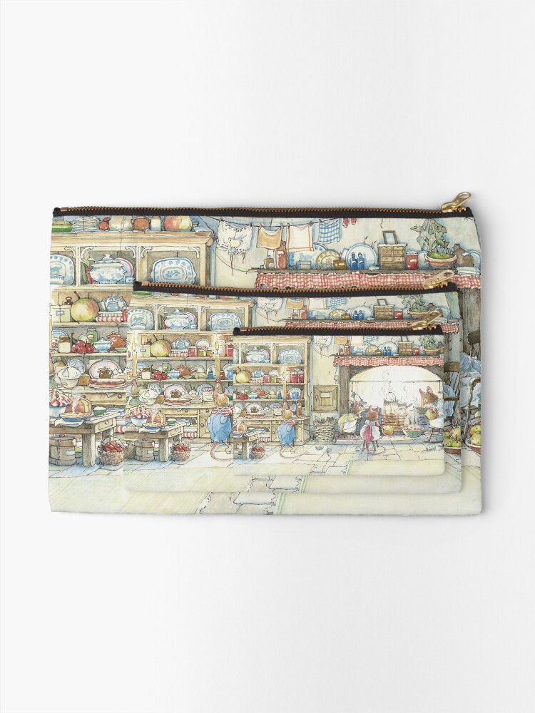Thumbnail 2 of 4, Zipper Pouch, The Kitchen At Crabapple Cottage designed and sold by BramblyHedge.