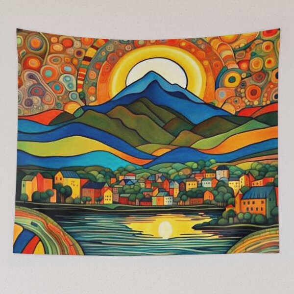 Item preview, Dawn over fjord 6 designed and sold by George Hutton Hunter.