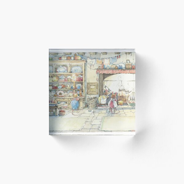 The Kitchen At Crabapple Cottage Acrylic Block