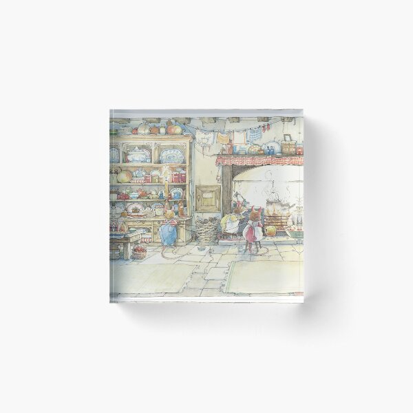 The Kitchen At Crabapple Cottage Acrylic Block