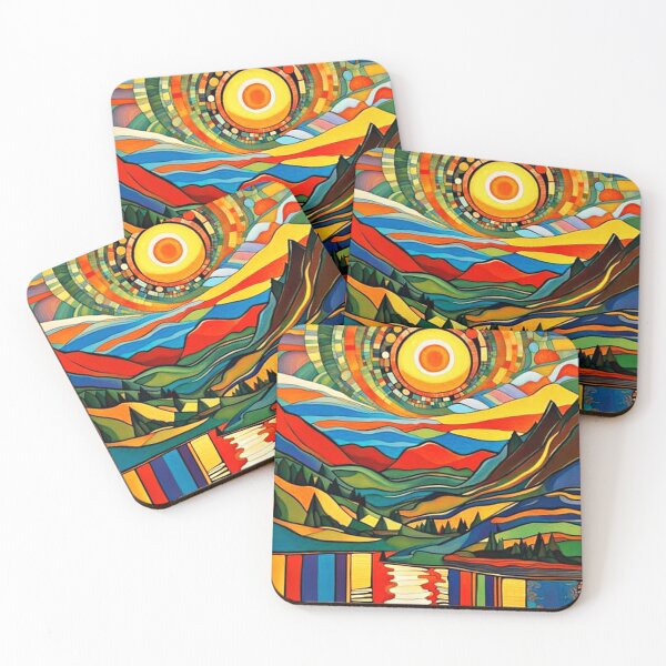 Item preview, Dawn over fjord 8 designed and sold by George Hutton Hunter.