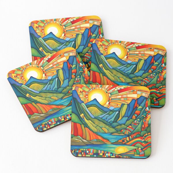 Item preview, Dawn over fjord 9 designed and sold by George Hutton Hunter.
