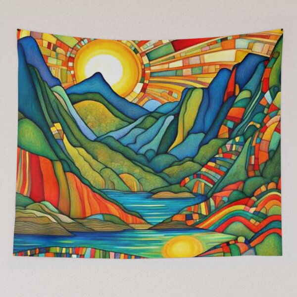 Item preview, Dawn over fjord 9 designed and sold by George Hutton Hunter.