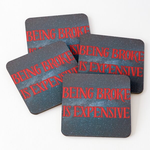 Item preview, "Being Broke is Expensive: A Bold Statement for Financial Truths!" designed and sold by Mrpalaad.