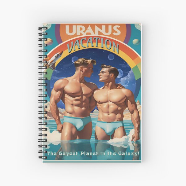 Item preview, Uranus Vacation Art Nouveau Travel Poster  designed and sold by Live Out Gear.