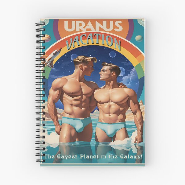 Item preview, Uranus Vacation Art Nouveau Travel Poster  designed and sold by Live Out Gear.