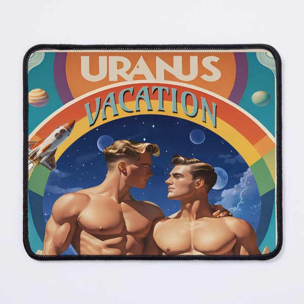 Item preview, Uranus Vacation Art Nouveau Travel Poster  designed and sold by Live Out Gear.