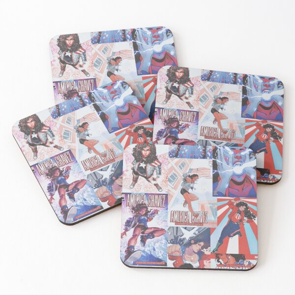Item preview, America Chavez Comic Book Collage designed and sold by Dollette Heaven.