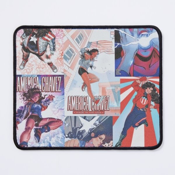 Item preview, America Chavez Comic Book Collage designed and sold by Dollette Heaven.