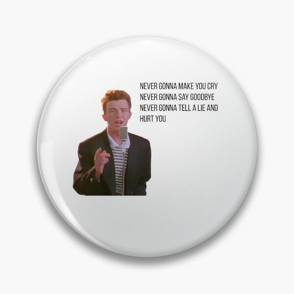 Item preview, Rick Roll Sticker - he will never give you up  designed and sold by skapastudios.