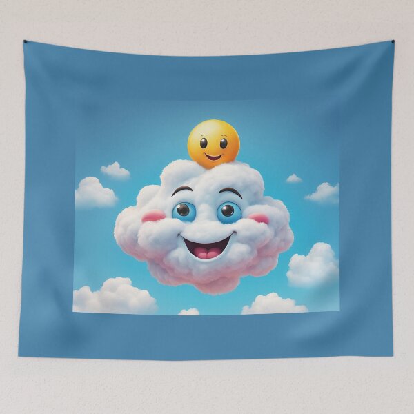 Item preview, Smiling Cloud designed and sold by JoannaArtGo.