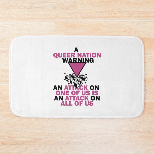 Item preview,  A queer nation warning on attack on one of us is an attack on all of us designed and sold by remerasnerdas.
