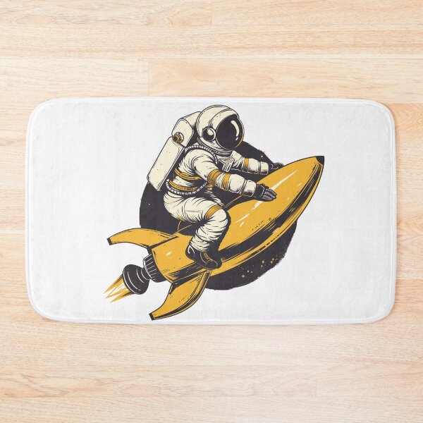 Item preview, Funny Astronaut Riding Banana Rocket designed and sold by Artcurrents.