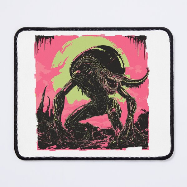 Item preview, Neon Xenomorph Horror Art | Sci-Fi Alien Illustration designed and sold by Petru&Myself.