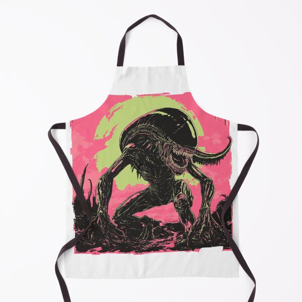 Item preview, Neon Xenomorph Horror Art | Sci-Fi Alien Illustration designed and sold by Petru&Myself.