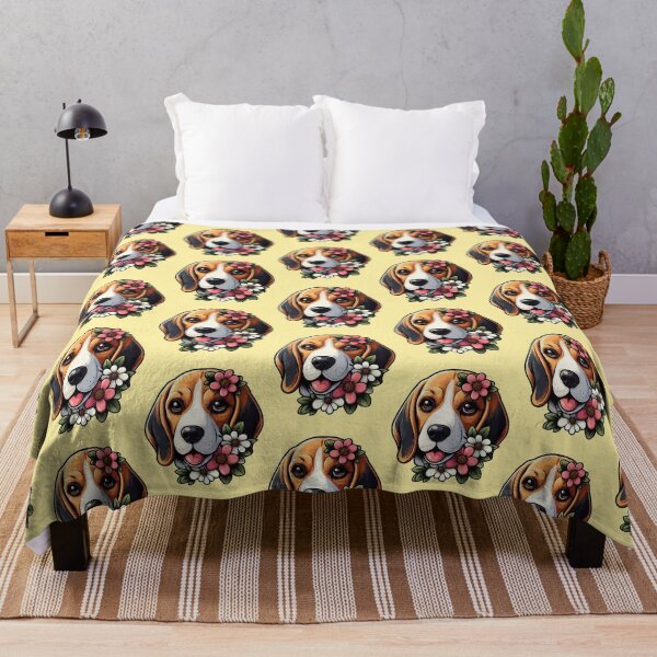 Item preview, Beagle Pet Dog Floral Women Girls Flowers Beagle Lover -  designed and sold by PurpleLoveStore.