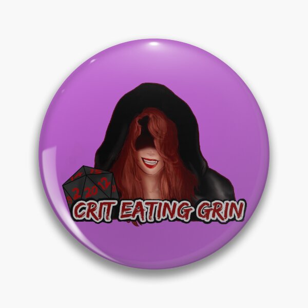 Item preview, Crit Eating Grin Season 2 Logo (Female) designed and sold by GrinMaster.