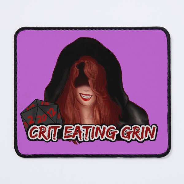 Item preview, Crit Eating Grin Season 2 Logo (Female) designed and sold by GrinMaster.