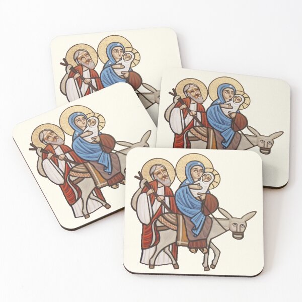 Item preview, Flight to Egypt Holy Family designed and sold by CopticByDesign.