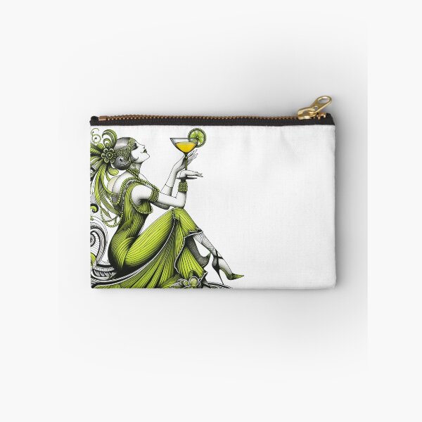Item preview, Art Deco Green Gal designed and sold by Foxlindesigns.