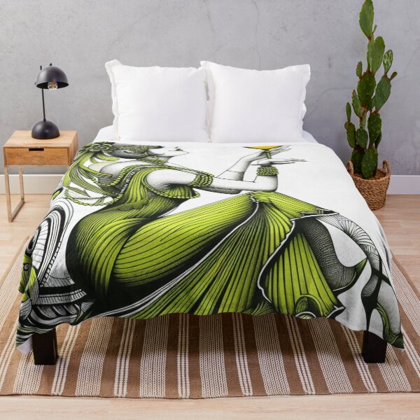 Item preview, Art Deco Green Gal designed and sold by Foxlindesigns.