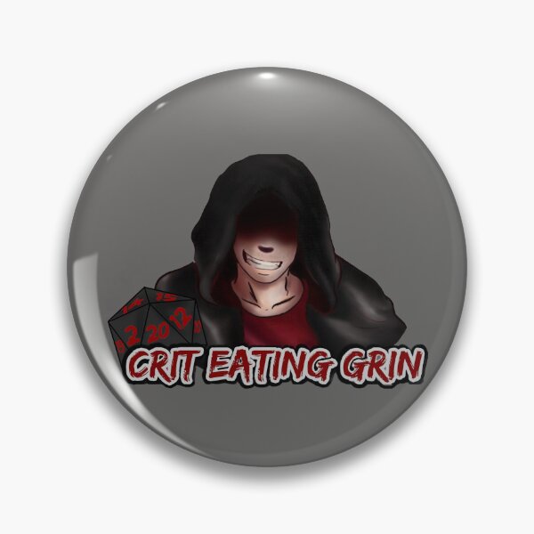 Item preview, Crit Eating Grin Season 2 Logo (Male) designed and sold by GrinMaster.