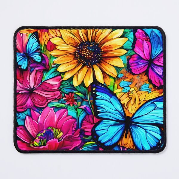 Item preview, Blooming Butterfly Haven designed and sold by Health And Fitness Posts e-Store.