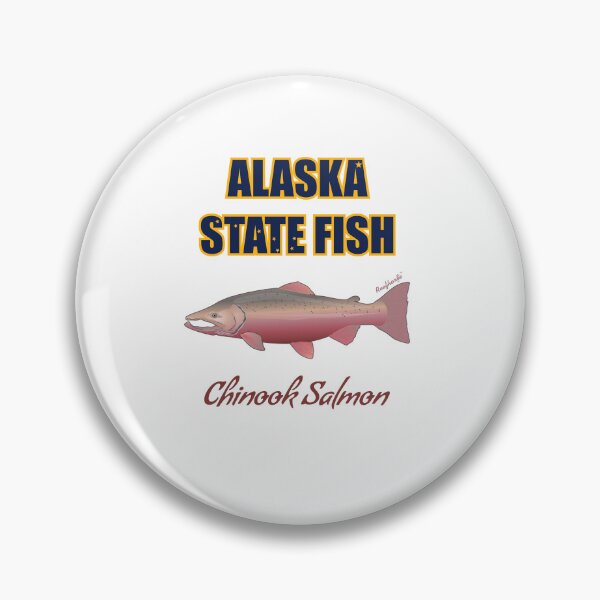 Item preview, Alaska State Fish - Chinook Salmon T-Shirt designed and sold by KaplanCrypto.